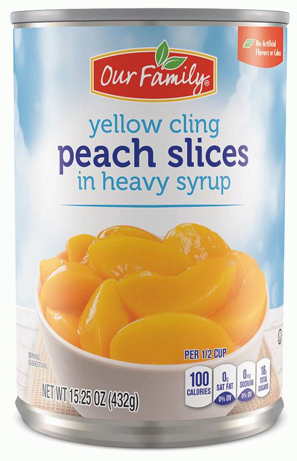 Our Family  peaches in heavy syrup, sliced Full-Size Picture